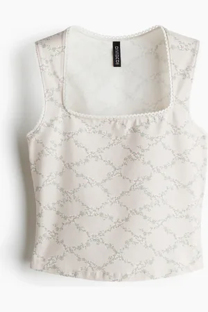 H&M Nirkkoreunainen toppi