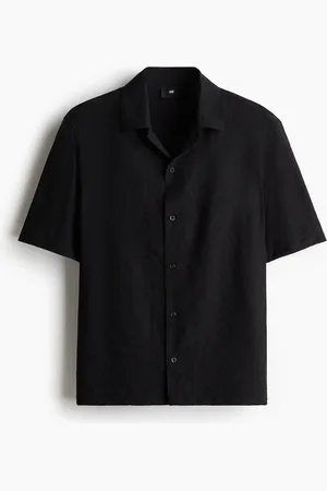 H&M Jakardikankainen laakakauluspaita Regular Fit