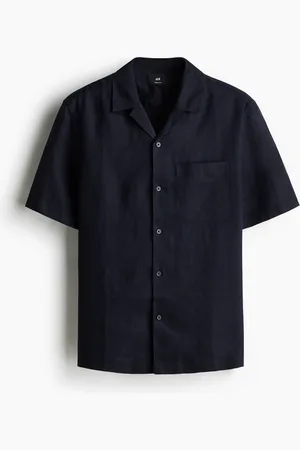 H&M Pellavainen laakakauluspaita Regular Fit