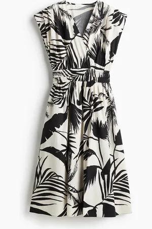 H&M Smokkirypytetty puuvillamekko