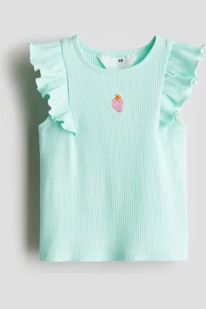 H&M Kirjailtu toppi