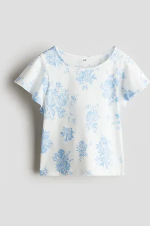 H&M Röyhelöhihainen puuvillapusero