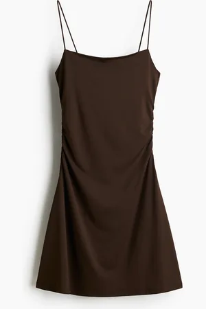 H&M Poimutettu slip in -mekko