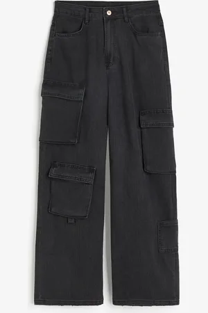H&M Wide High Cargo Jeans