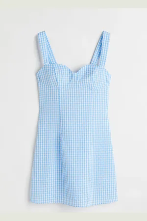 H&M Seersucker-mekko