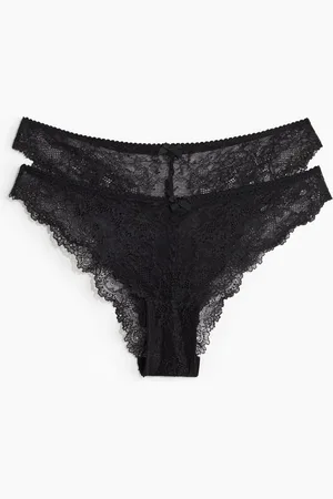 H&M 2 kpl pitsisiä cheeky-alushousuja