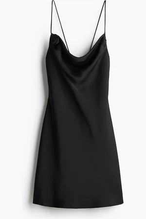 H&M Solmittava satiininen slip in -mekko