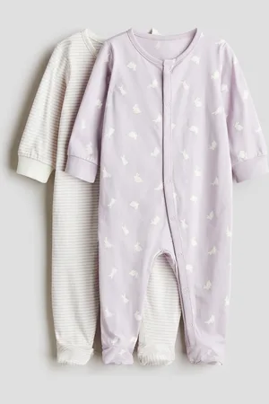 H&M 2 kpl puuvillaisia unipukuja