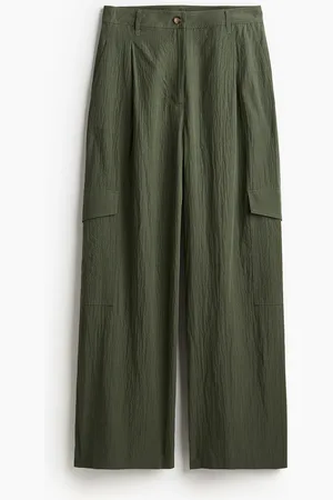 H&M Kuviopintaiset cargokangashousut