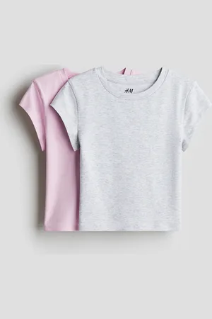 H&M 2 kpl puuvillatrikoisia puseroita