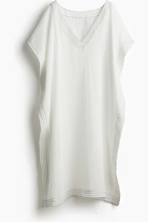 H&M Pellavasekoitteinen rantakaftaani