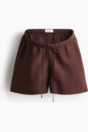 H&M MAMA Pellavasekoitteiset Before & After -shortsit
