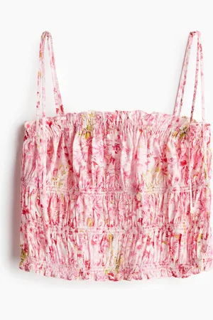 H&M Solmuolkaiminen smokkirypytetty toppi