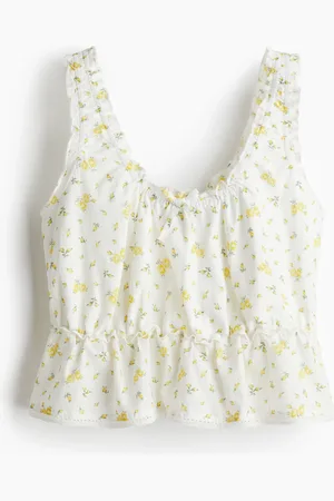 H&M Rypytetty peplum-toppi