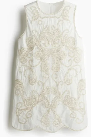 H&M Broderie anglaise -kotelomekko