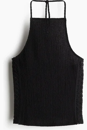 H&M Textured halterneck top