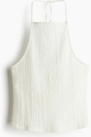H&M Textured halterneck top