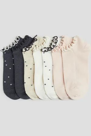 H&M 7 paria varrettomia sukkia