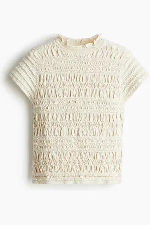 H&M Smokkirypytetty pointelle-neulepusero
