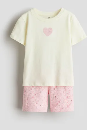 H&M 2-piece top and shorts set