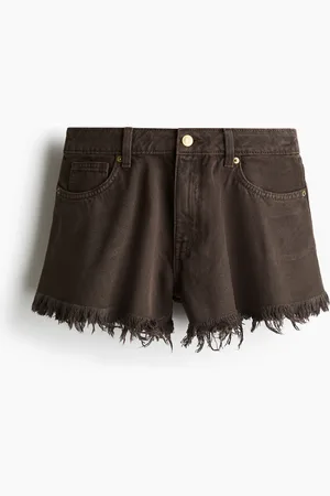 H&M Rispaantuneet farkkushortsit