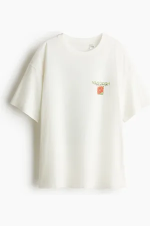 H&M Painokuvallinen oversize-T-paita