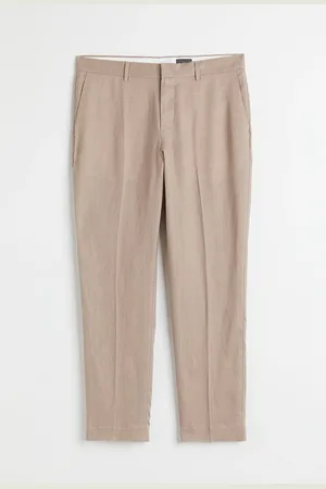 H&M Pellavaiset puvunhousut Slim Fit