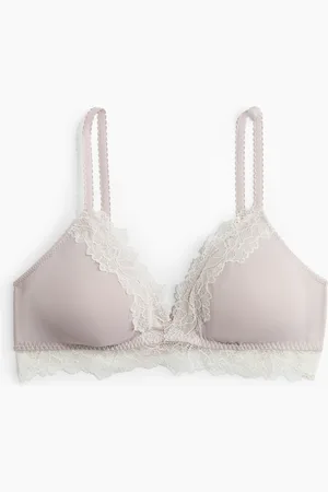 H&M Pehmustetut mikrokuitu-pitsirintaliivit