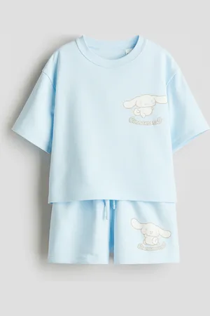 H&M 2-piece printed top and shorts set
