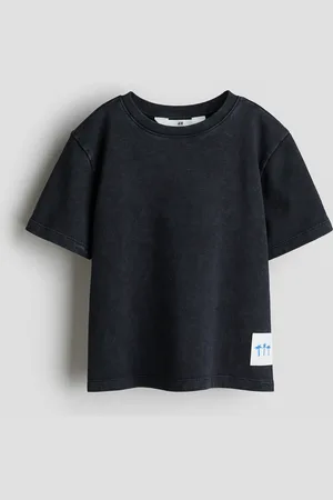 H&M Väljämallinen puuvillainen T-paita