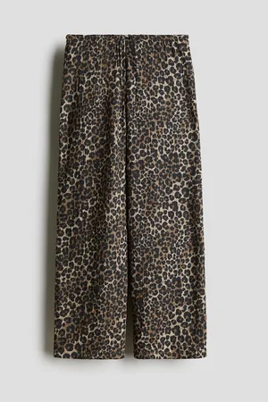 H&M Kuviopintaiset trikoohousut