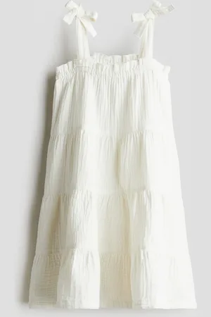 H&M Puuvillamusliininen mekko