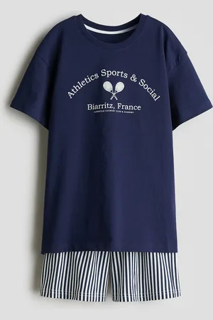 H&M Puuvillatrikoinen pyjama