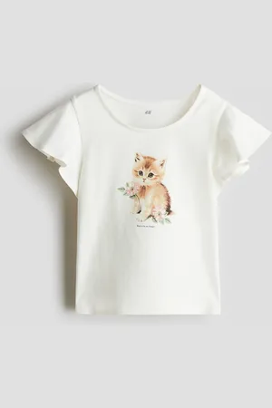 H&M Röyhelöhihainen puuvillapusero