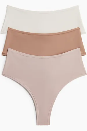 H&M 3 kpl mikrokuituisia brazilian-alushousuja