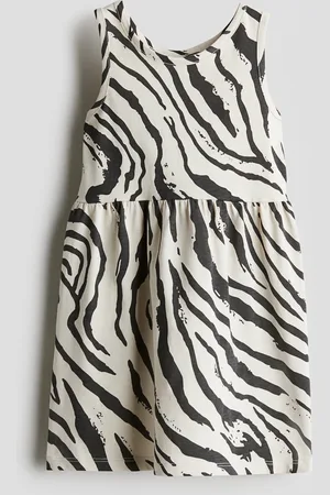 H&M Kuviollinen puuvillamekko