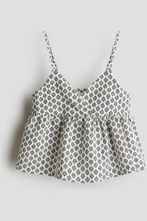 H&M V-aukkoinen naruolkaintoppi