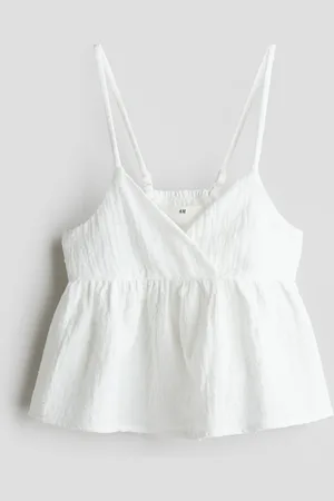 H&M V-aukkoinen naruolkaintoppi