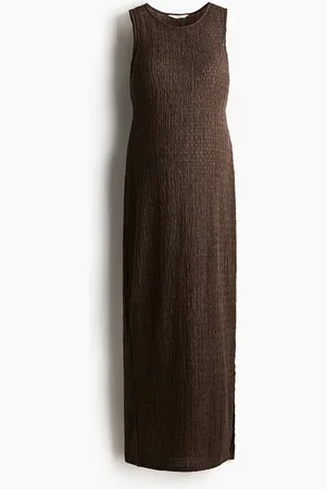 H&M MAMA Textured jersey dress