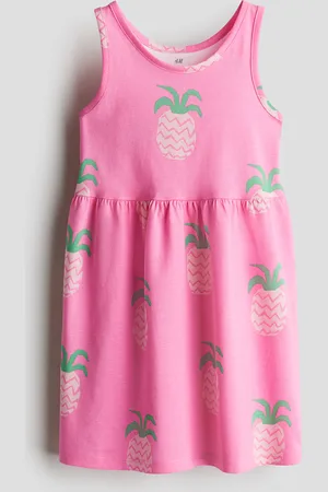 H&M Kuviollinen puuvillamekko