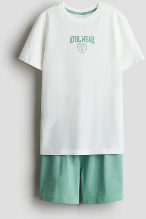 H&M Puuvillatrikoinen pyjama