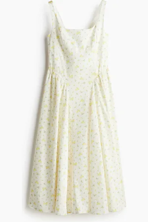 H&M Taakse solmittava popliinimekko