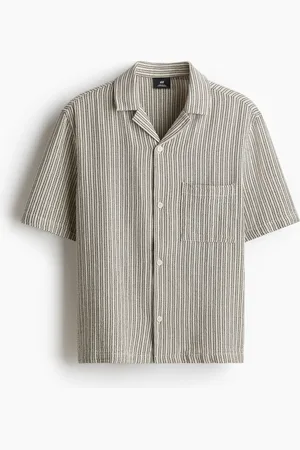 H&M Kuviopintainen laakakauluspaita Regular Fit