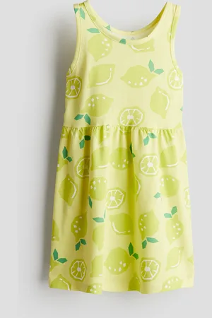 H&M Kuviollinen puuvillamekko