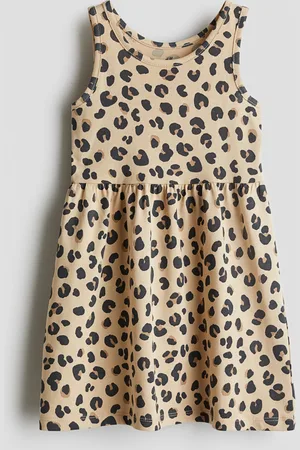 H&M Kuviollinen puuvillamekko