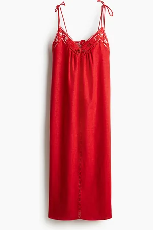 H&M Solmuolkaiminen broderie anglaise -mekko