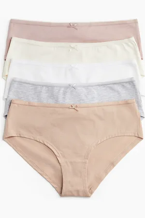H&M 5 kpl puuvillaisia hipster-alushousuja