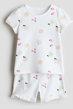 H&M Painokuvioinen pyjama - Valkoinen