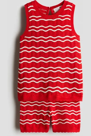 H&M Kaksiosainen pointelle-neulesetti