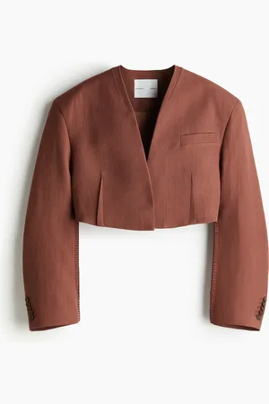 H&M Lyhyt pellavasekoitteinen bleiseri